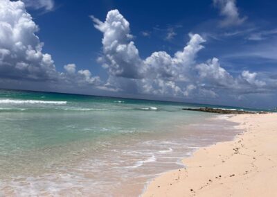 White Sands beach North view.