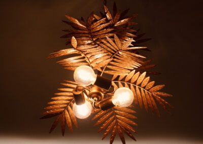 Locally designed and made artisnal light fitting.