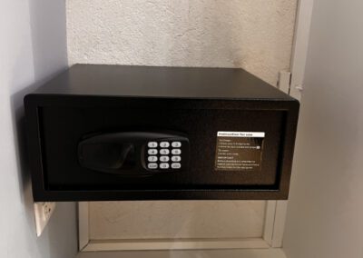 Apartment safe.
