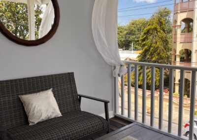 Verandah with two seater sofa