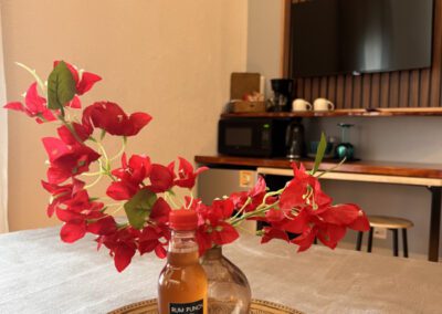 Complimentary rum punch and chocolates for every check-in.